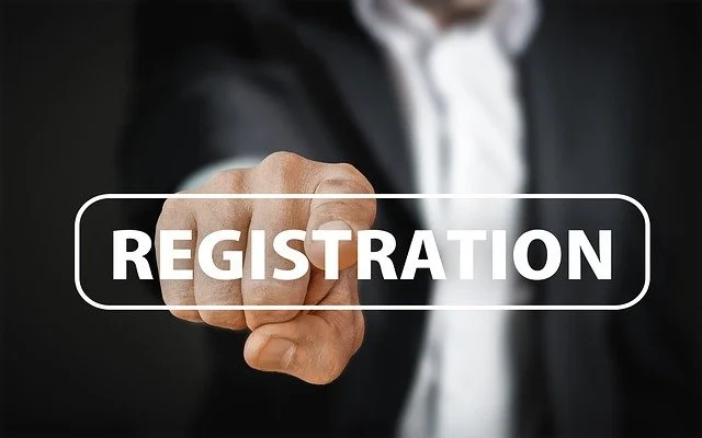 Customer account registration illustration