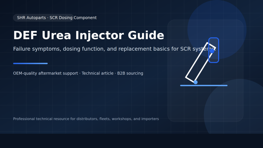 Def Injector System DEF Urea Injector Guide: Function, Failure Symptoms, and Replacement ...