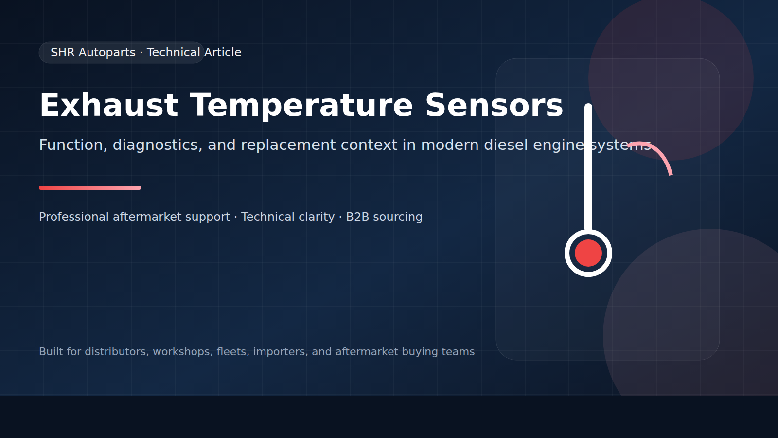 Exhaust temperature sensors technical article hero image