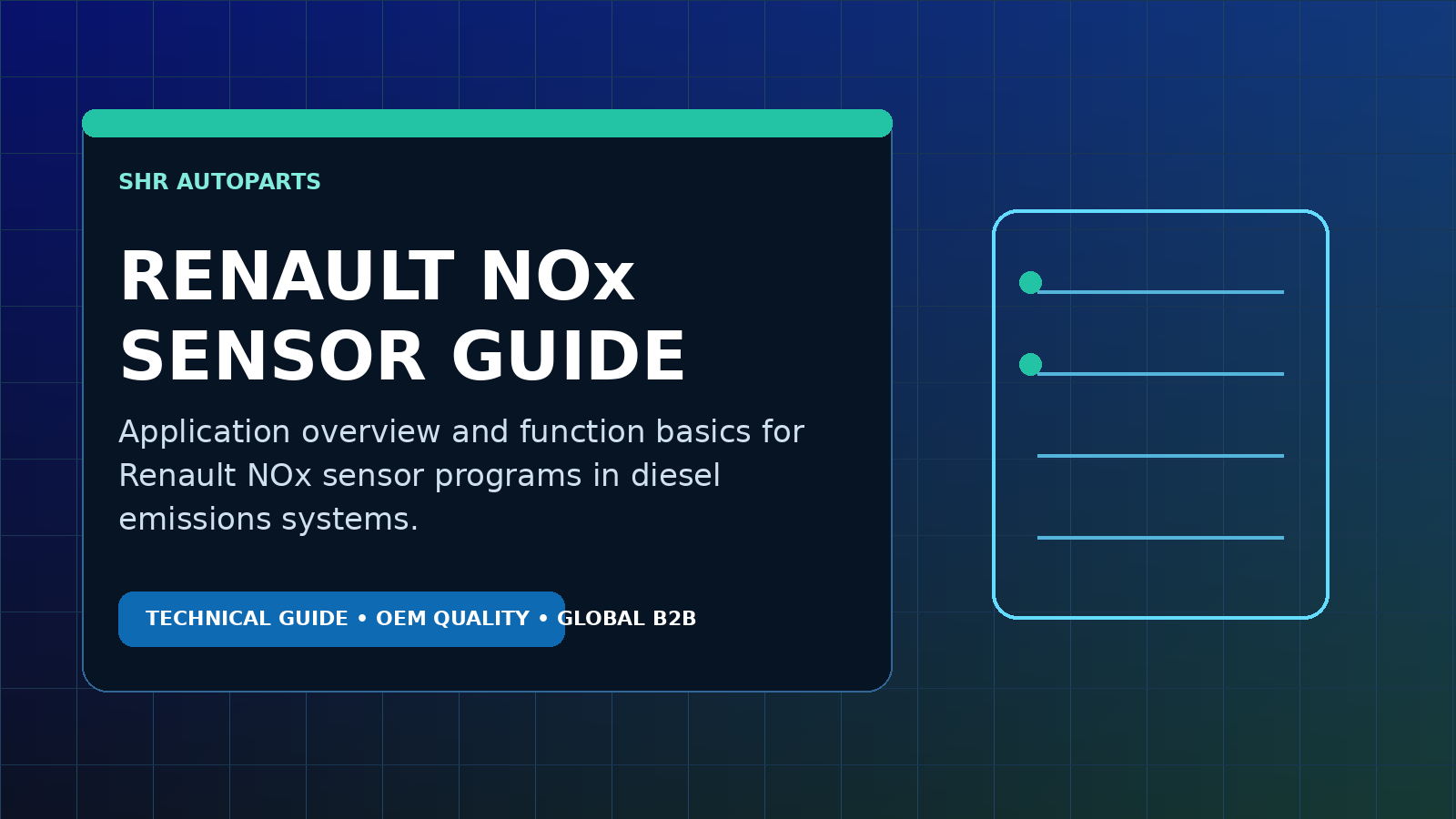 Renault NOx sensor guide article hero image