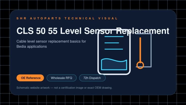 CLS 50 55 Level Sensor Replacement technical website visual for SHR Autoparts