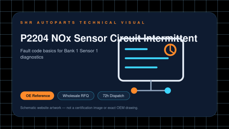 P2204 NOx Sensor Circuit Intermittent technical website visual for SHR Autoparts