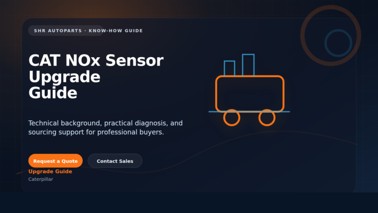 CAT NOx Sensor Upgrade Guide technical visual for SHR Autoparts Caterpillar B2B sourcing