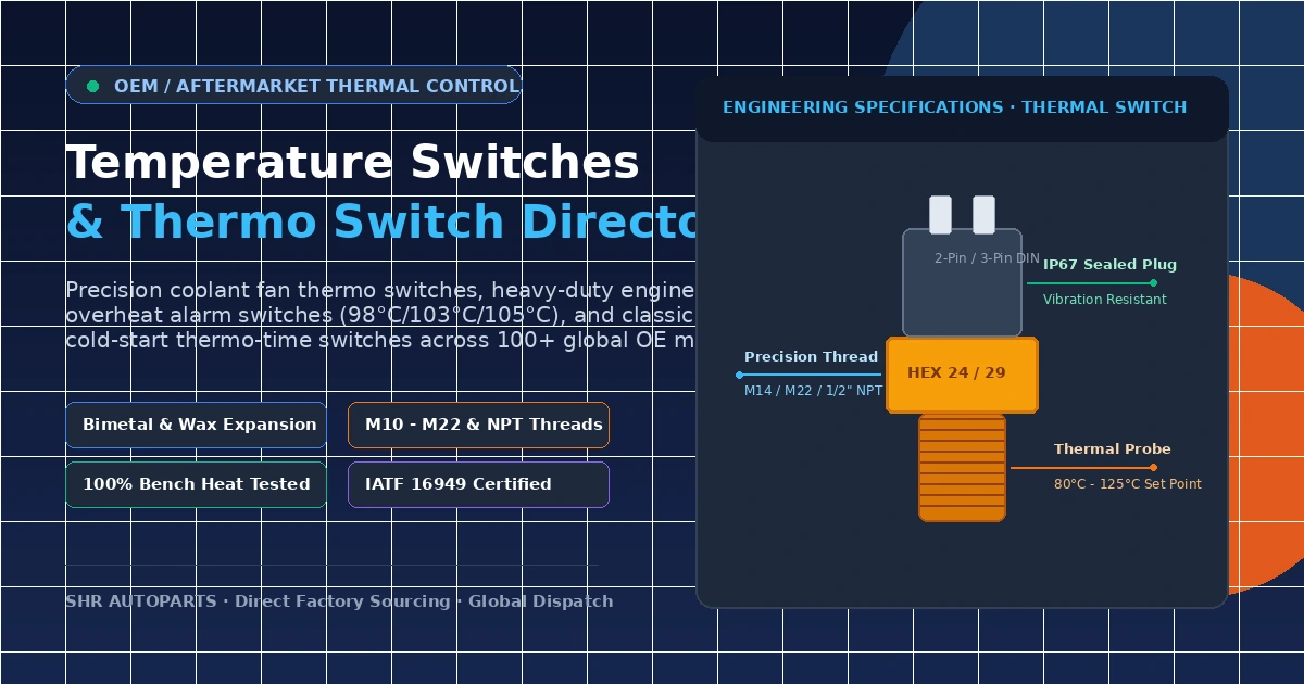 SHR Temperature Switches and Thermo Switch Engineering Banner